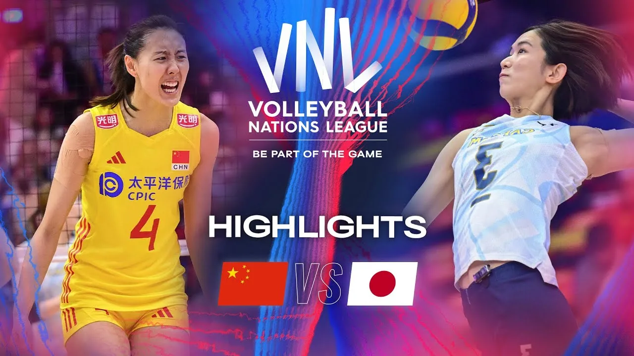 🇨🇳 CHN vs. 🇯🇵 JPN - Quarter Finals | Highlights | Week 3 | Women's VNL 2024