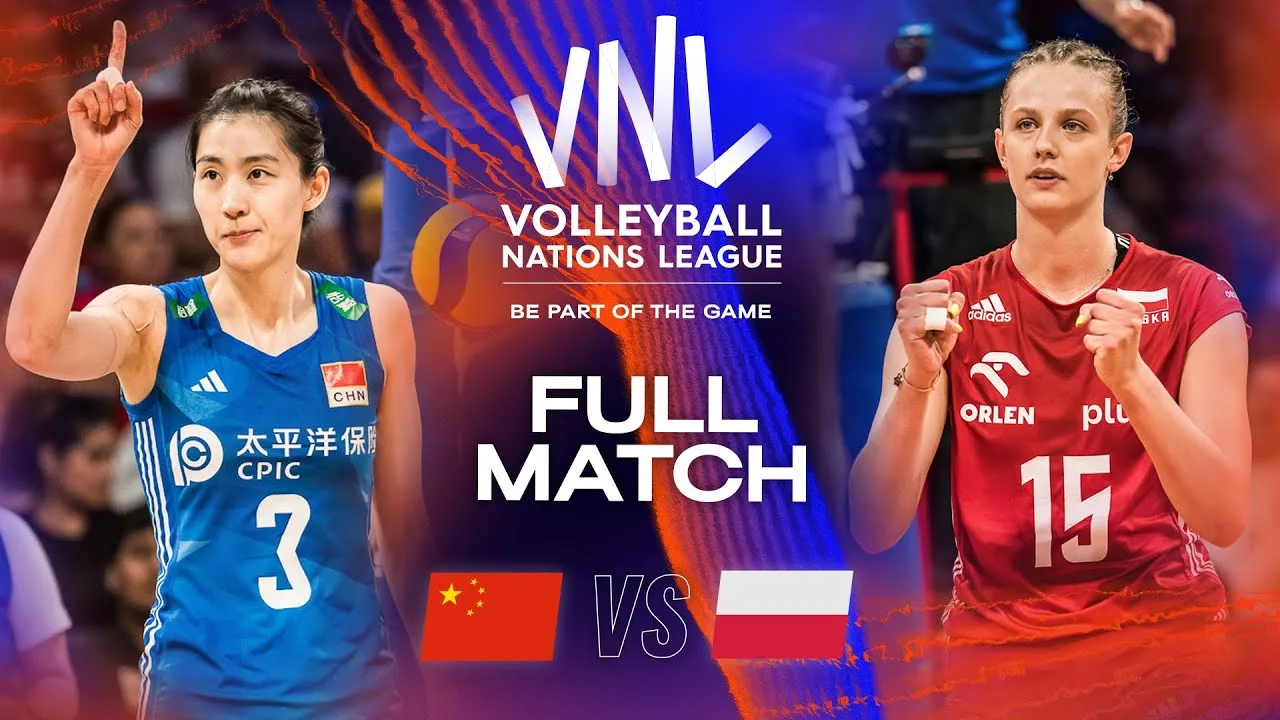 🇨🇳 CHN vs. 🇵🇱 POL - Full Match | Semifinals | Women's VNL 2023