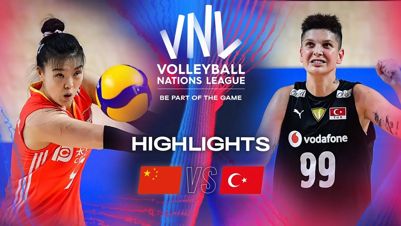 🇨🇳 CHN vs. 🇹🇷 TUR - Highlights | Week 3 | Women's VNL 2024