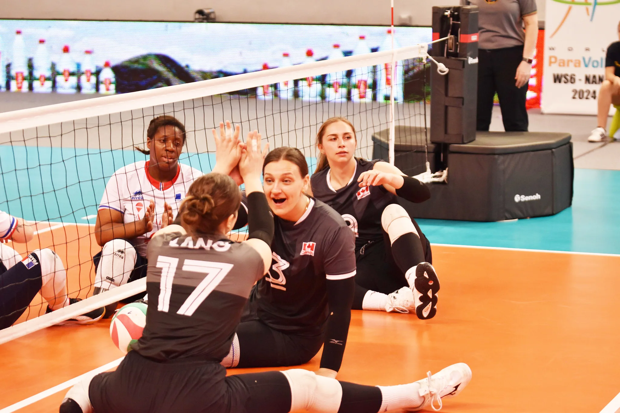 Canada clinch fifth place with straight-set win over hosts France in Nancy Canada clinch fifth place with straight-set win over hosts France in Nancy