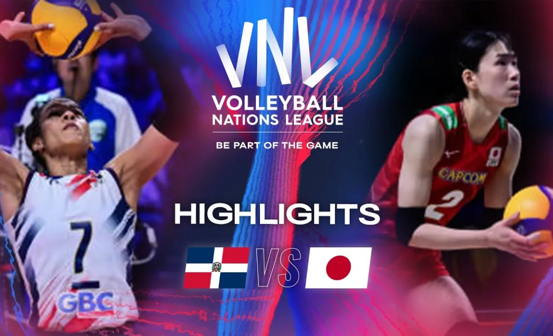 🇩🇴DOM vs. 🇯🇵JPN - Highlights | Week 2 | Women's VNL 2024