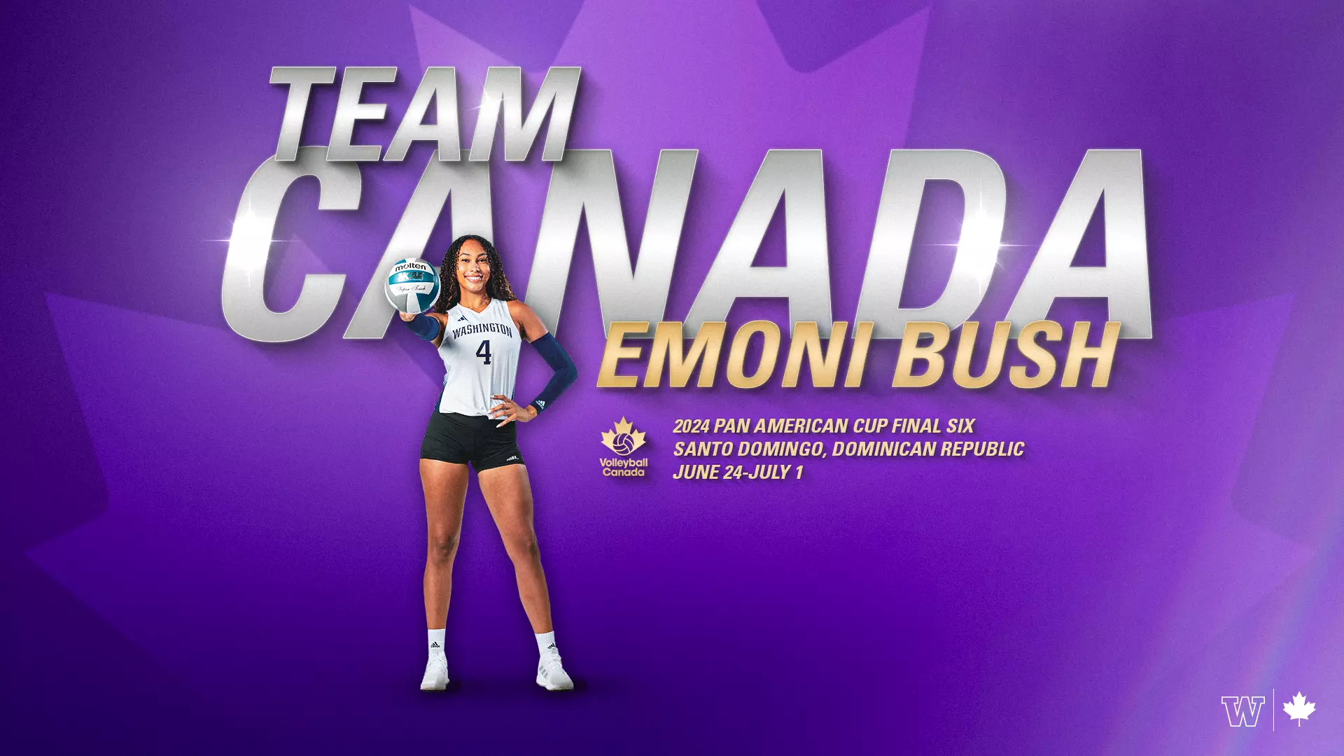 Emoni Bush Set For Pan American Final Six With Canada