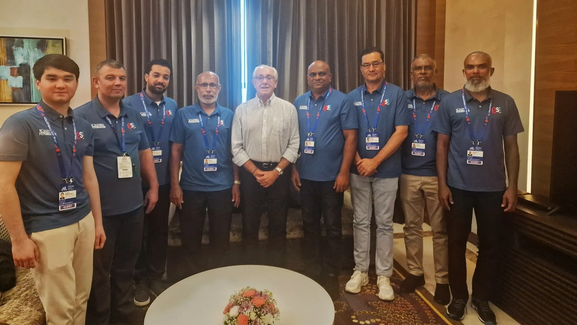 FIVB PRESIDENT MEETS REPRESENTATIVES FROM CAVA, MALDIVES, NEPAL, QATAR AND UZBEKISTAN AT VNL FINALS IN THAILAND