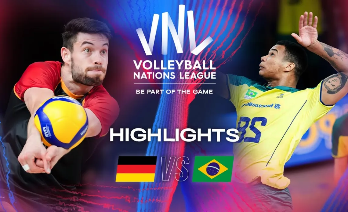 🇩🇪 GER vs. 🇧🇷 BRA - Highlights | Week 2 | Men's VNL 2024