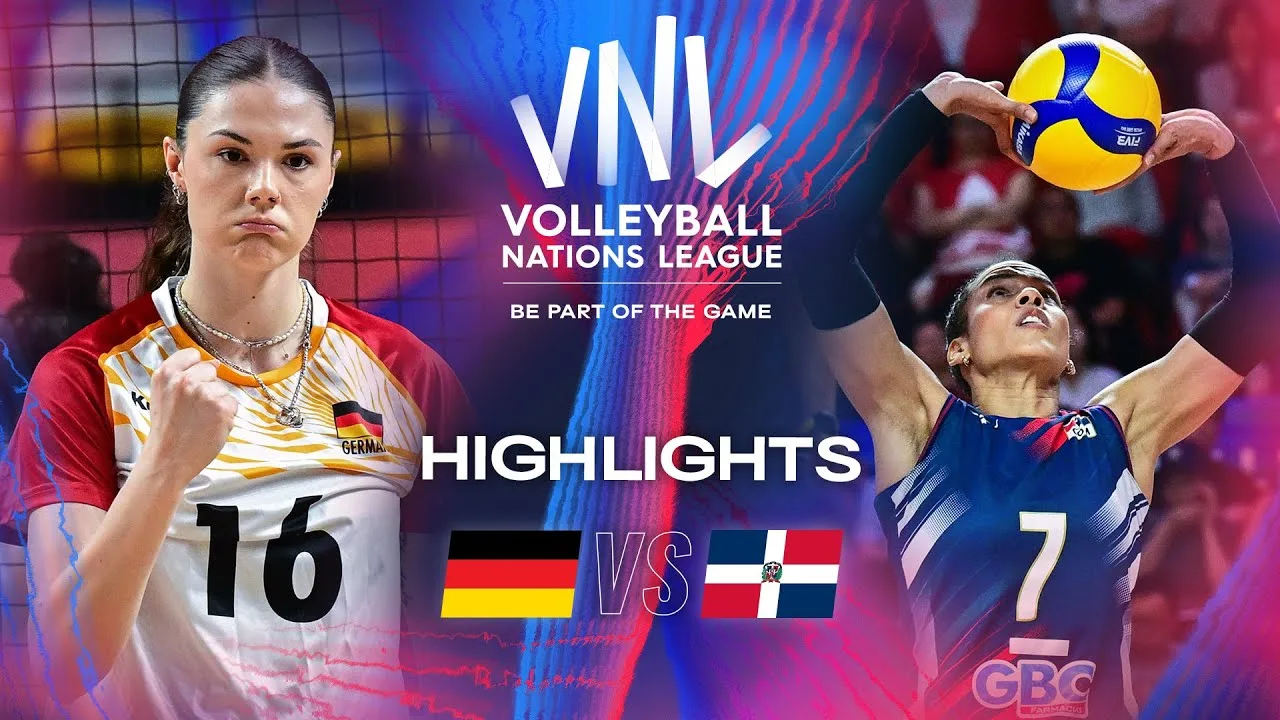 🇩🇪 GER vs. 🇩🇴 DOM - Highlights | Week 3 | Women's VNL 2024