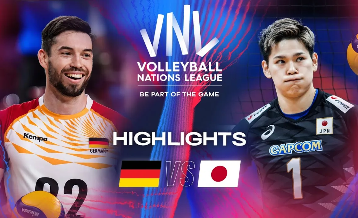 🇩🇪 GER vs. 🇯🇵 JPN - Highlights | Week 2 | Men's VNL 2024