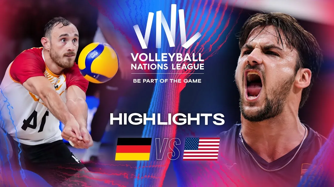 🇩🇪 GER vs. 🇺🇸 USA - Highlights | Week 3 | Men's VNL 2024