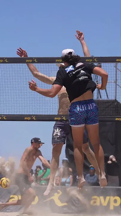 HARDEST hit to the face we've ever seen. By far. #beachvolleyball