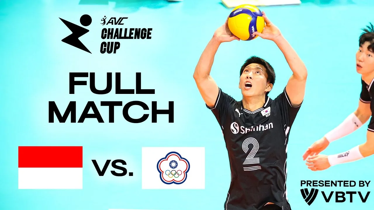 INA vs. TPE - AVC Challenge Cup 2024 | Playoffs - presented by VBTV