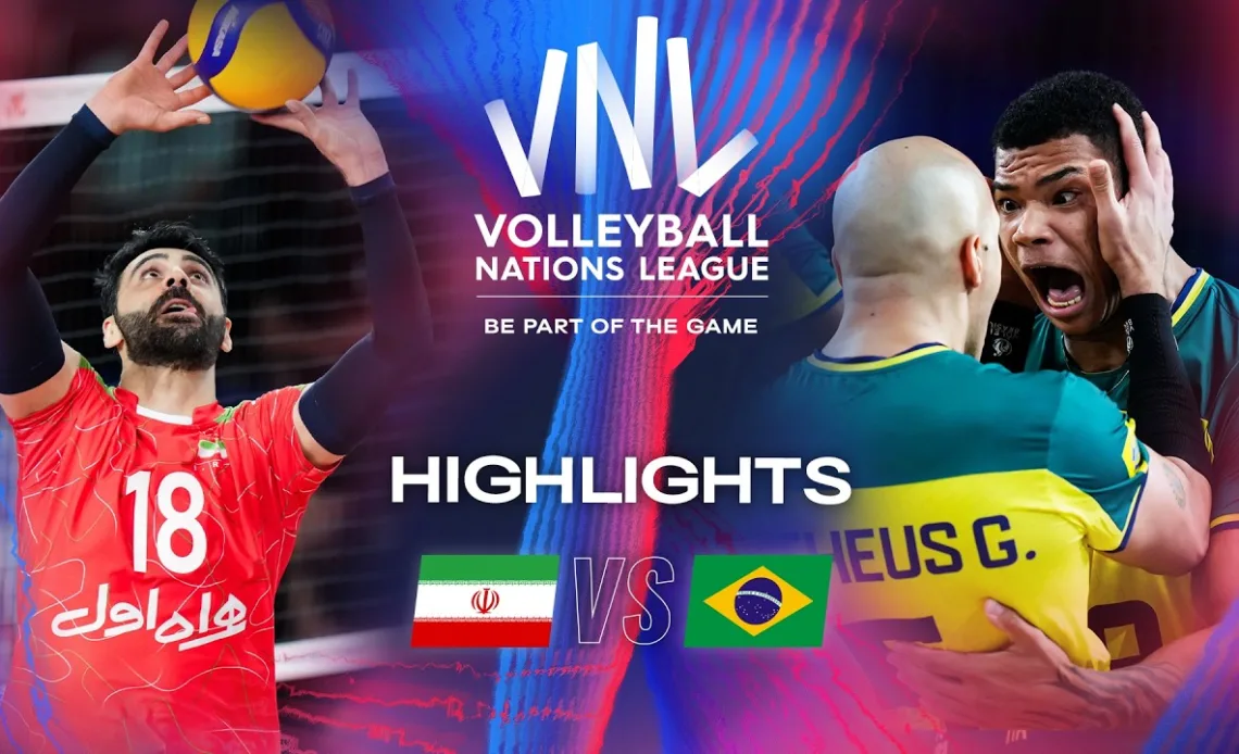 🇮🇷 IRI vs. 🇧🇷 BRA - Highlights | Week 2 | Men's VNL 2024