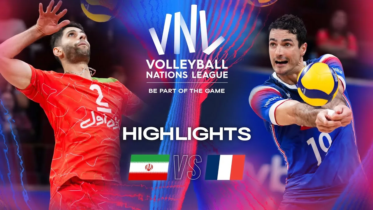 🇮🇷 IRI vs. 🇫🇷 FRA - Highlights | Week 3 | Men's VNL 2024