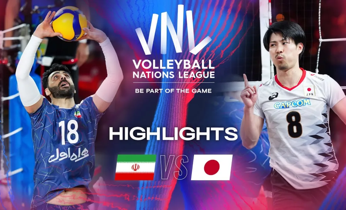 🇮🇷 IRI vs. 🇯🇵 JPN - Highlights | Week 2 | Men's VNL 2024