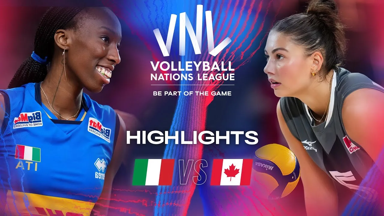 🇮🇹 ITA vs. 🇨🇦 CAN - Highlights | Week 3 | Women's VNL 2024