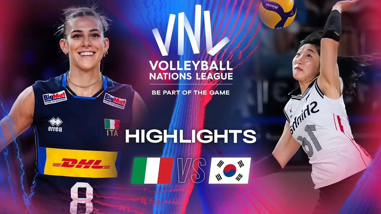 🇮🇹 ITA vs. 🇰🇷 KOR - Highlights | Week 3 | Women's VNL 2024