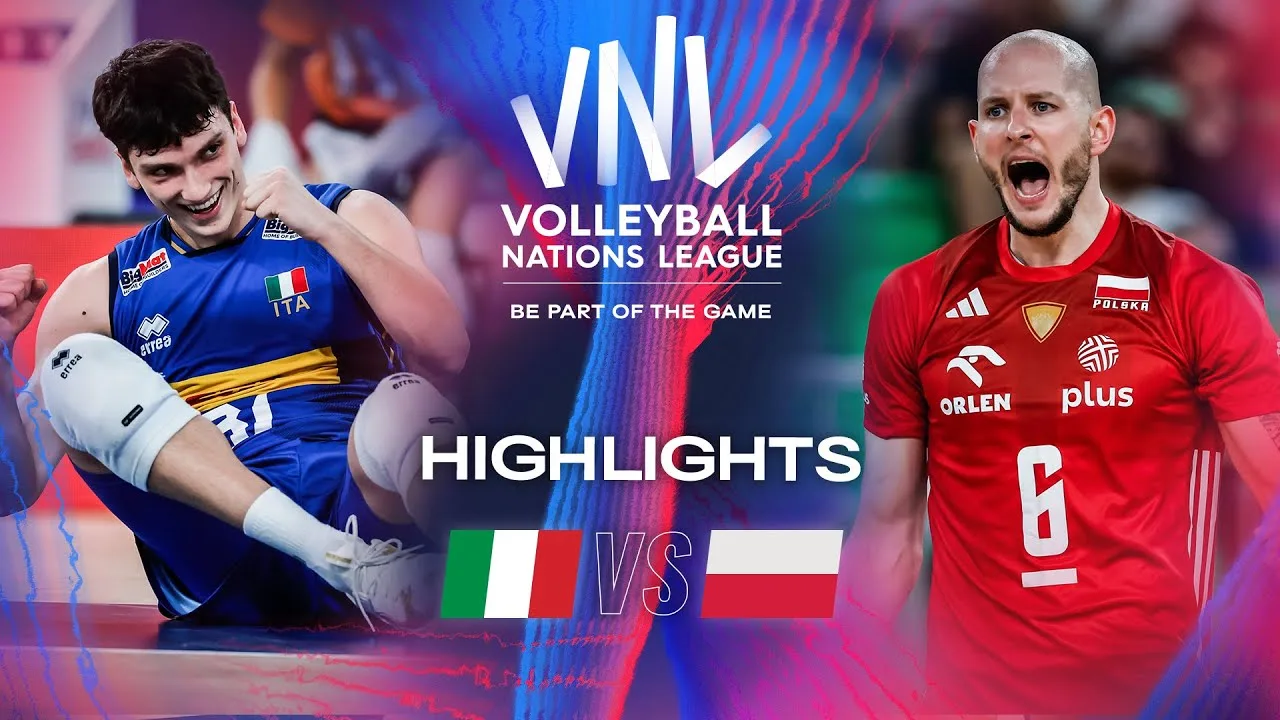 🇮🇹 ITA vs. 🇵🇱 POL - Highlights | Week 3 | Men's VNL 2024