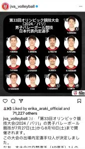 JAPAN ANNOUNCE THEIR 13 PLAYERS FOR THE PARIS OLYMPICS