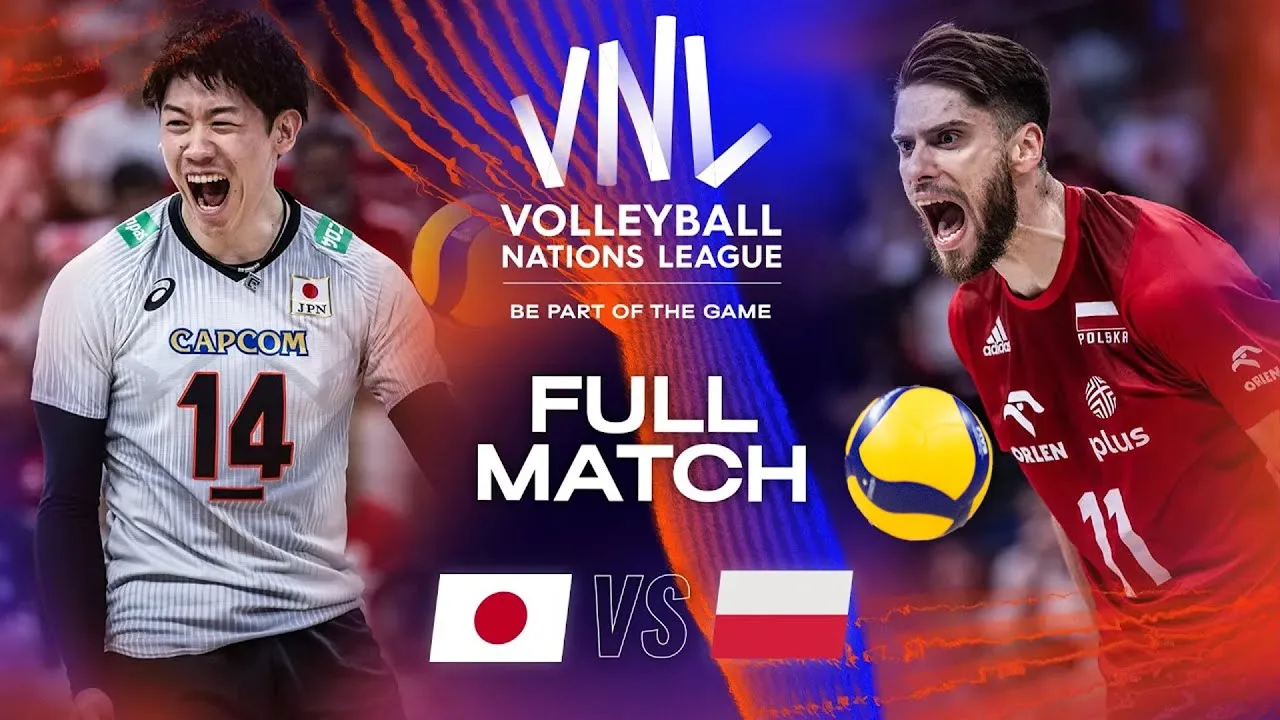 🇯🇵 JPN vs. 🇵🇱 POL - Legendary Full Match | Semifinals | Men's VNL 2023