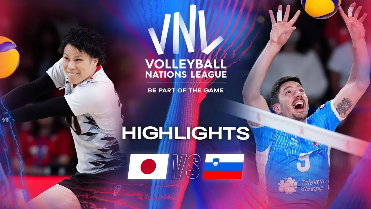 🇯🇵 JPN vs. 🇸🇮 SLO - Highlights - Week 2 - Men's VNL 2024