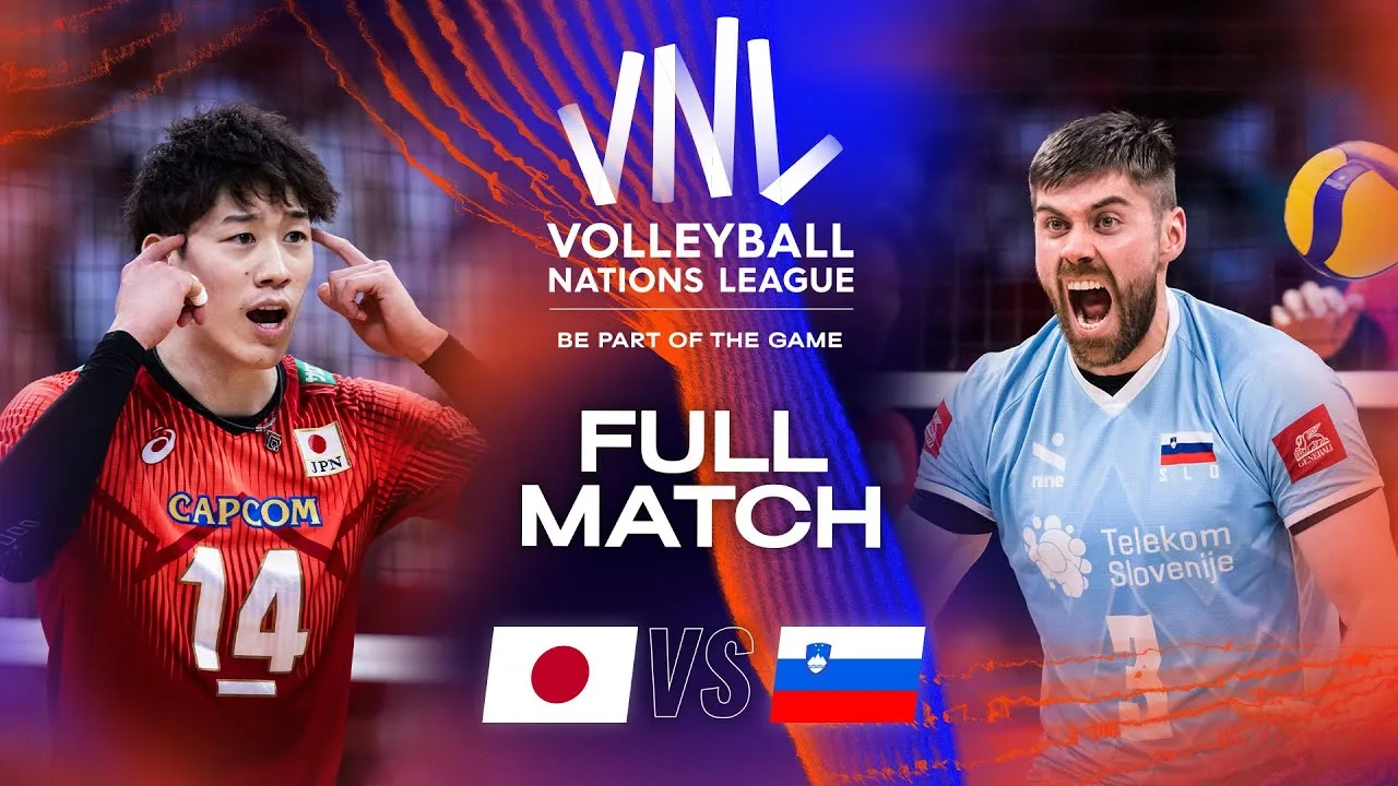 🇯🇵 JPN vs. 🇸🇮 SLO - Legendary Full Match | Quarter Finals | Men's VNL 2023