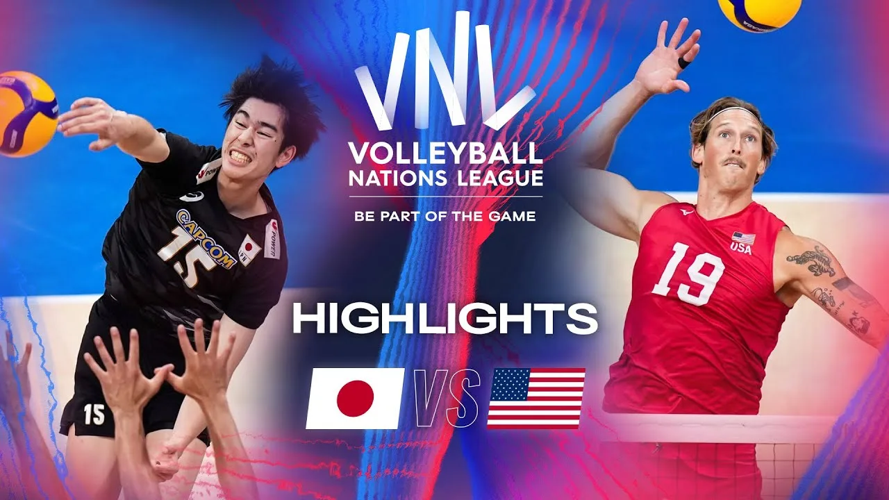 🇯🇵 JPN vs. 🇺🇸 USA - Highlights | Week 3 | Men's VNL 2024