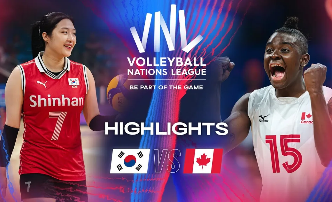 🇰🇷 KOR vs. 🇨🇦 CAN - Highlights | Women's VNL 2024