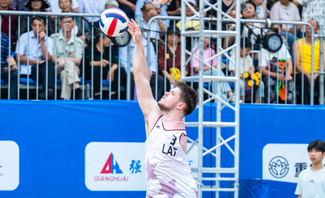 Latvia's rising star in beach paravolley and beyond