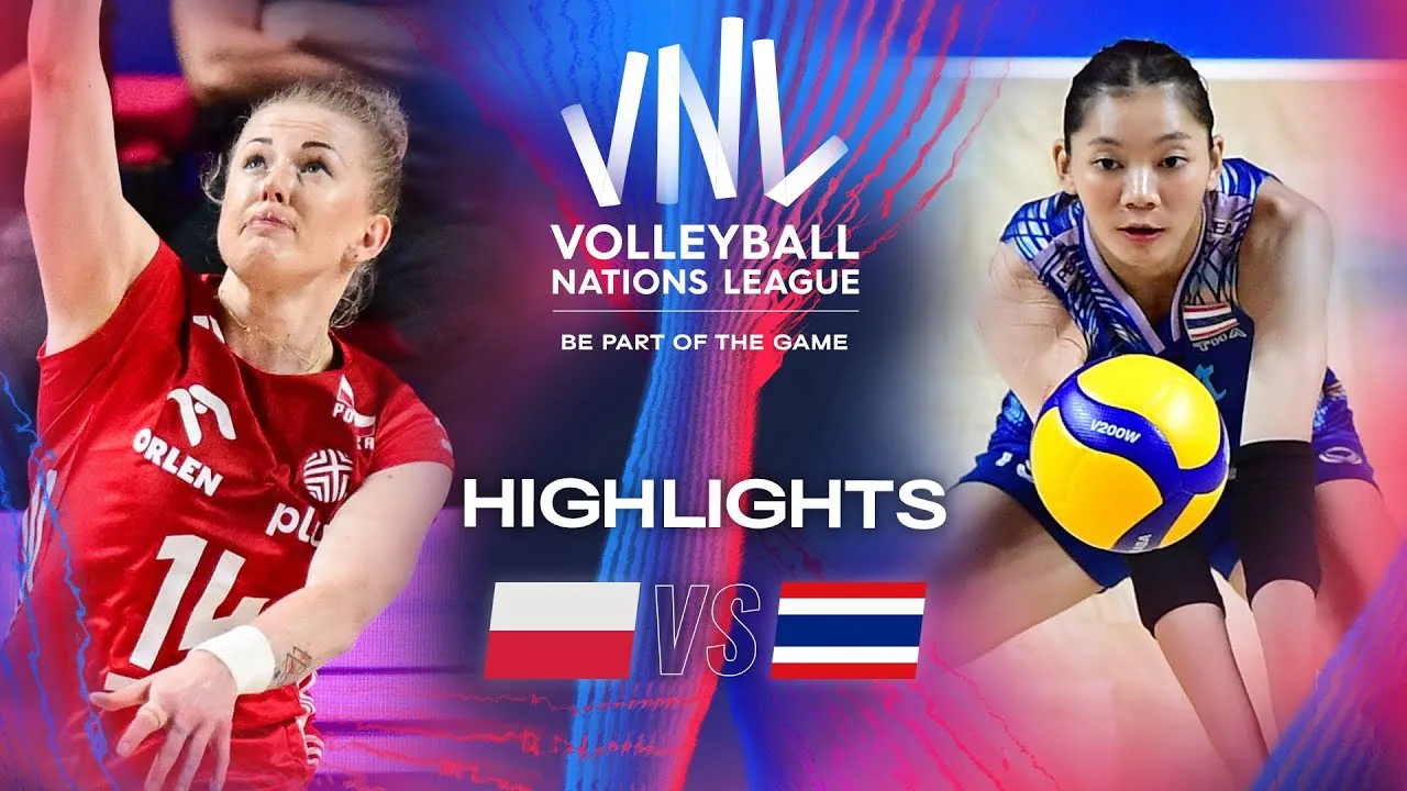 🇵🇱 POL vs. 🇹🇭 THA - Highlights | Week 3 | Women's VNL 2024