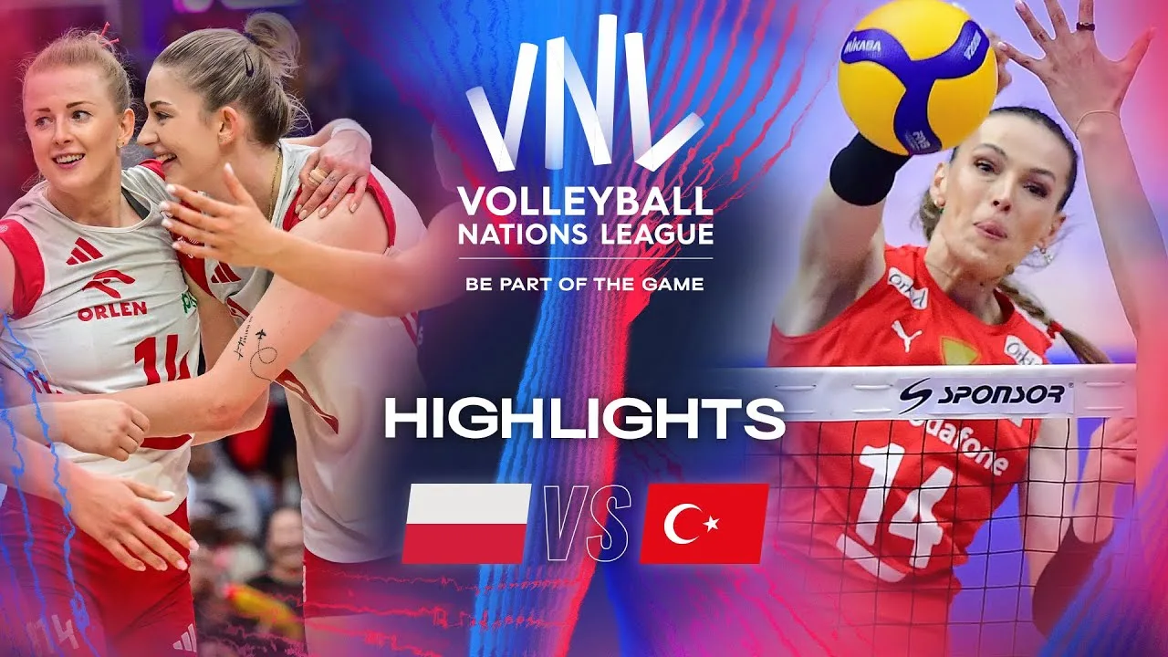 🇵🇱 POL vs. 🇹🇷 TUR - Highlights | Week 3 | Women's VNL 2024