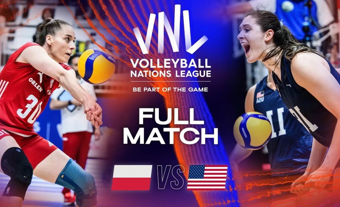 🇵🇱 POL vs. 🇺🇸 USA - Full Match | Women's VNL 2023
