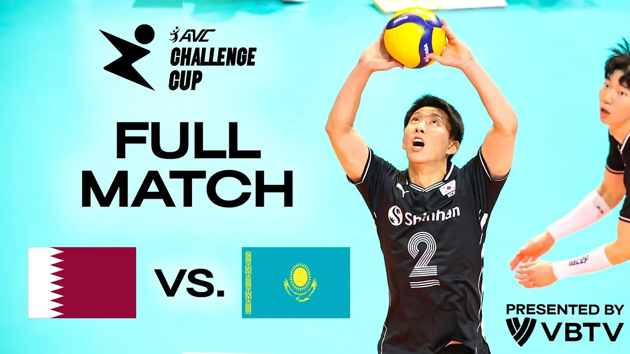 🇶🇦 QAT vs. 🇰🇿 KAZ - Semi Final | AVC Challenge Cup 2024 - presented by VBTV