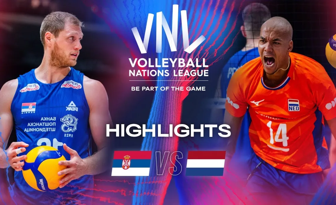 🇷🇸 SRB vs. 🇳🇱 NED - Highlights | Week 2 | Men's VNL 2024