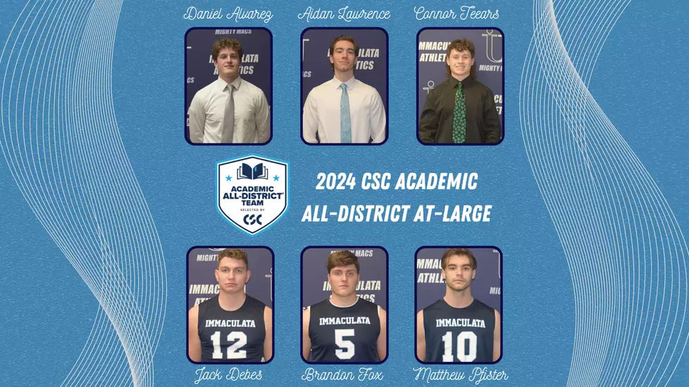 Six Immaculata Men's Athletes Named to CSC Academic All-District Team