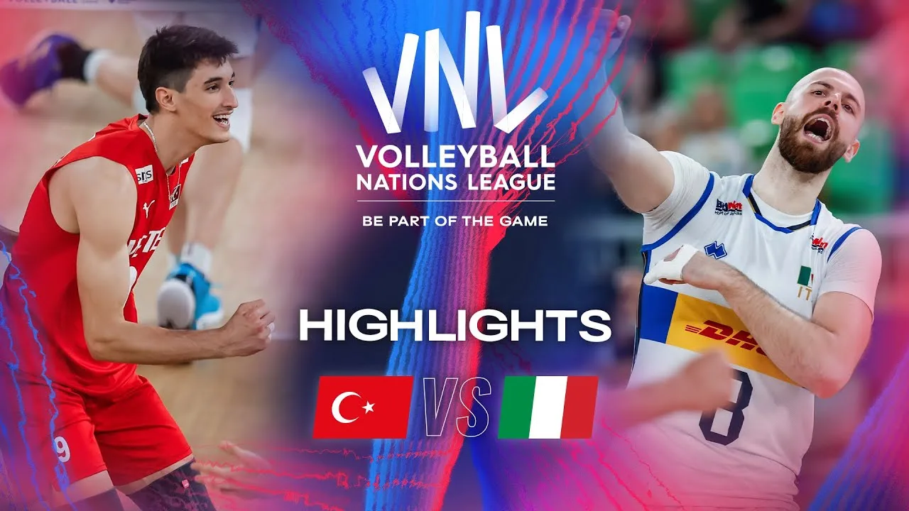 🇹🇷 TUR vs. 🇮🇹 ITA - Highlights | Week 3 | Men's VNL 2024