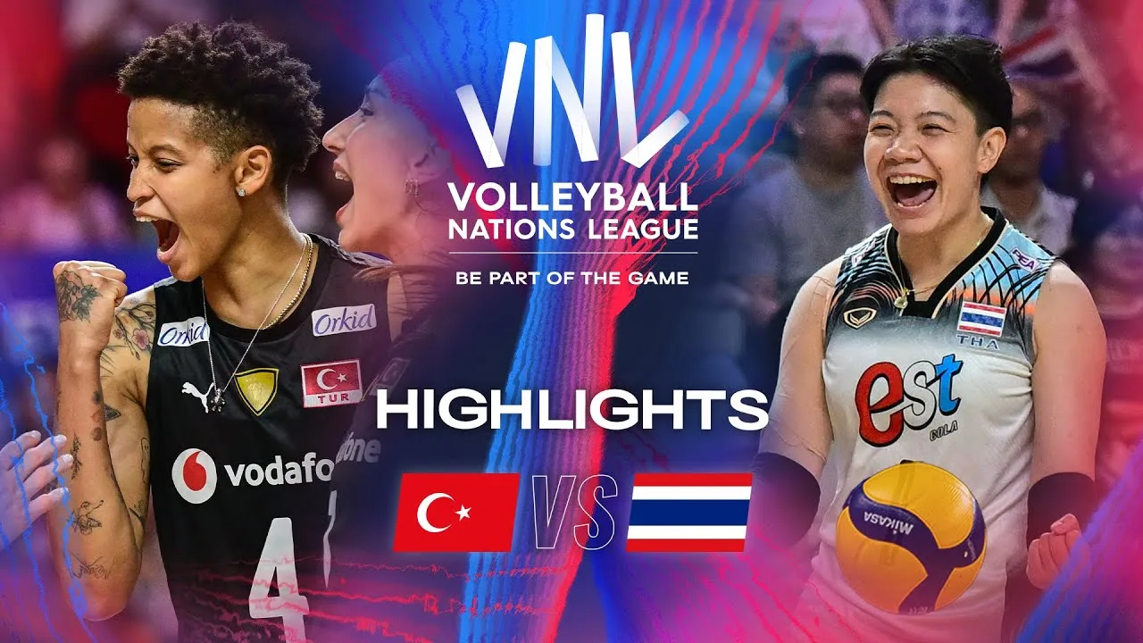 🇹🇷 TUR vs. 🇹🇭 THA - Highlights | Week 3 | Women's VNL 2024