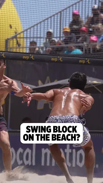 Taylor Sander bringing that indoor 🏐 technique to beach volleyball