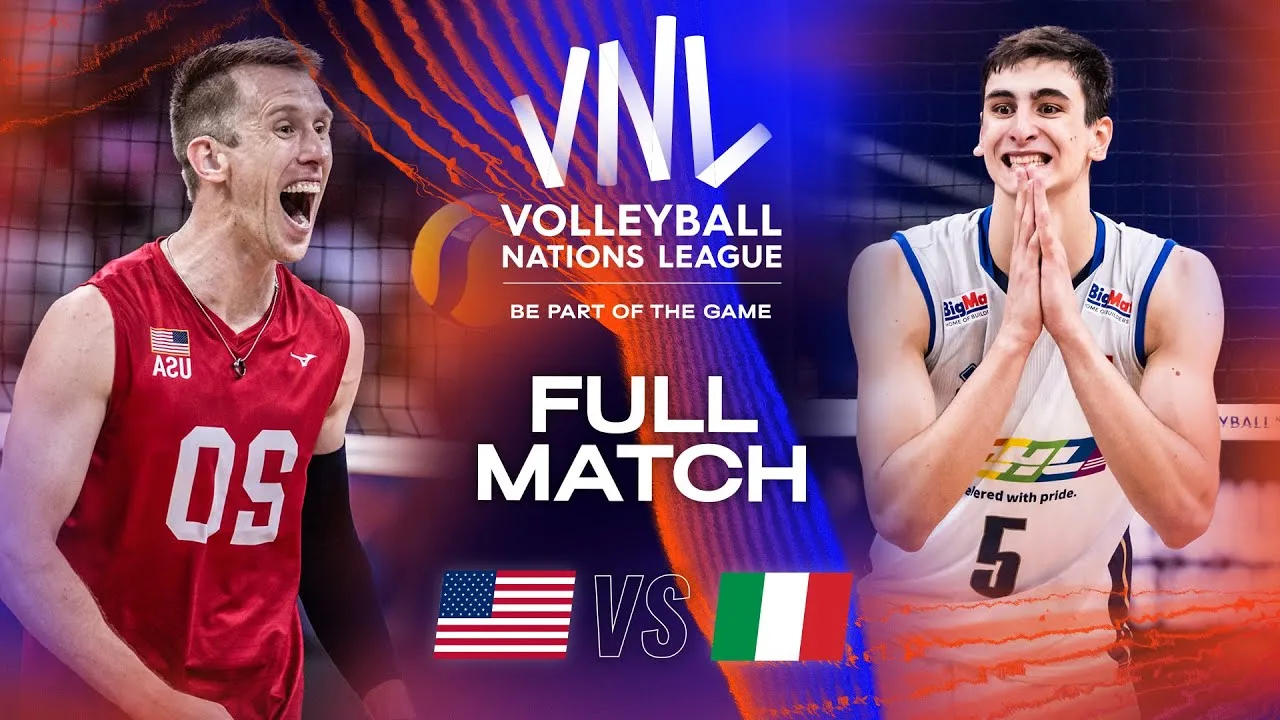 🇺🇸 USA vs. 🇮🇹 ITA - Legendary Full Match | Semifinals | Men's VNL 2023