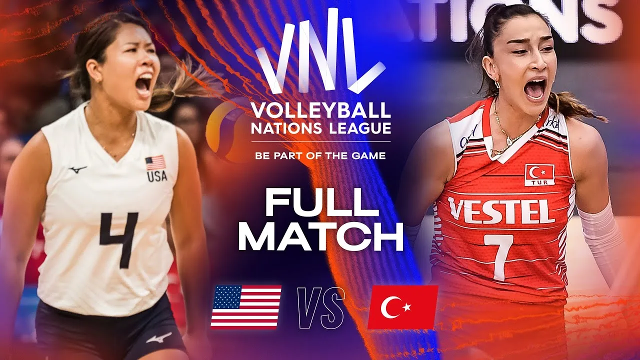 🇺🇸 USA vs. 🇹🇷 TUR - Full Match | Semifinals | Women's VNL 2023