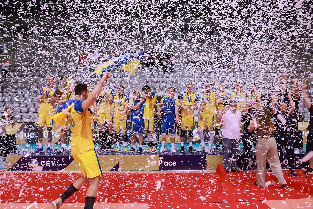 WorldofVolley :: CEV GL M: Ukraine Triumphs in CEV Golden League, Defeating Croatia in the Final