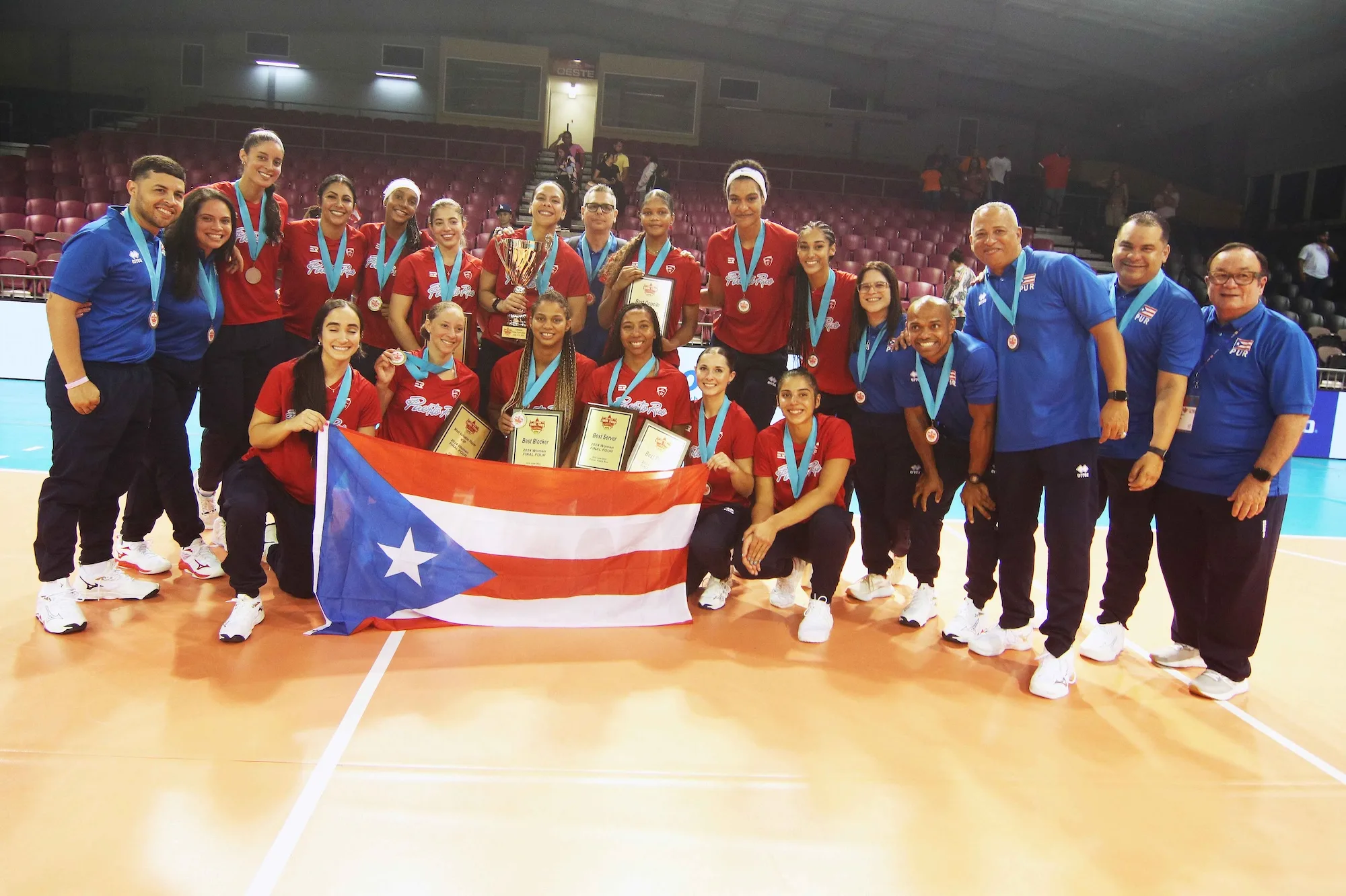 WorldofVolley :: Puerto Rico Clinches NORCECA Women's Final Four Championship in Ponce