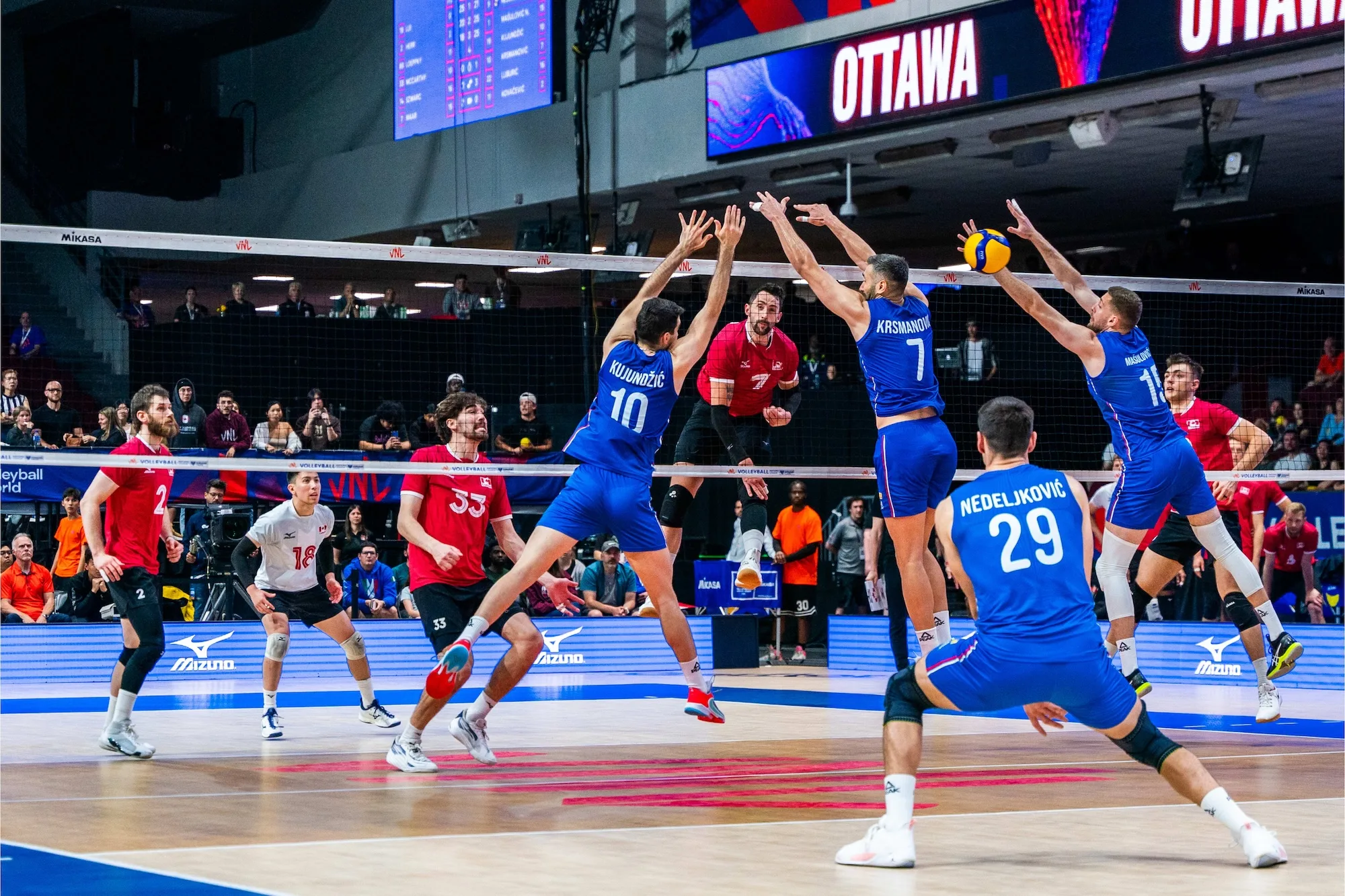 WorldofVolley :: VNL M: Serbia's Crucial Victory and France's Hard-Fought Win in Nations League