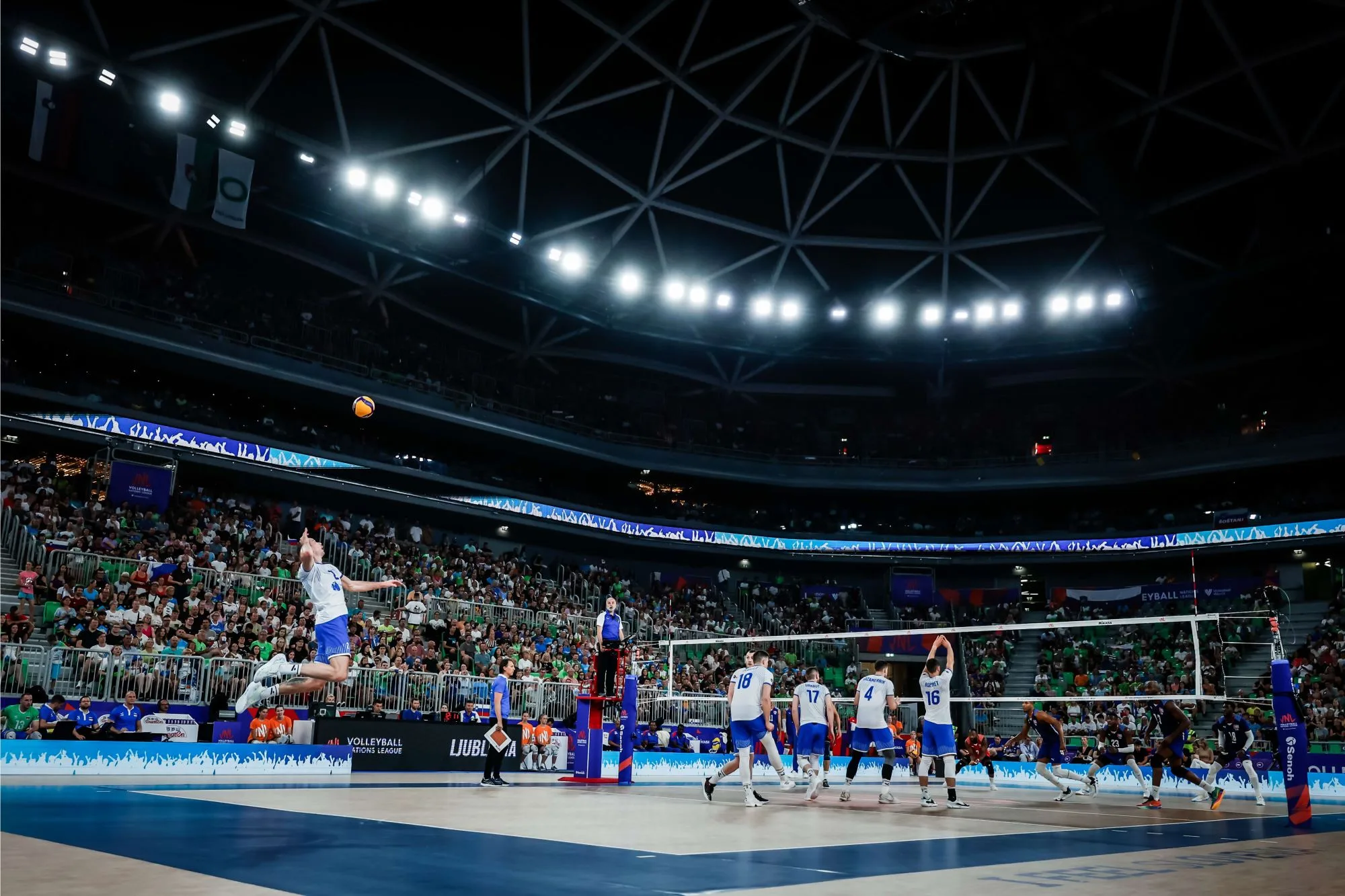 WorldofVolley :: VNL M: Slovenians Win Second VNL Match in Ljubljana Tournament