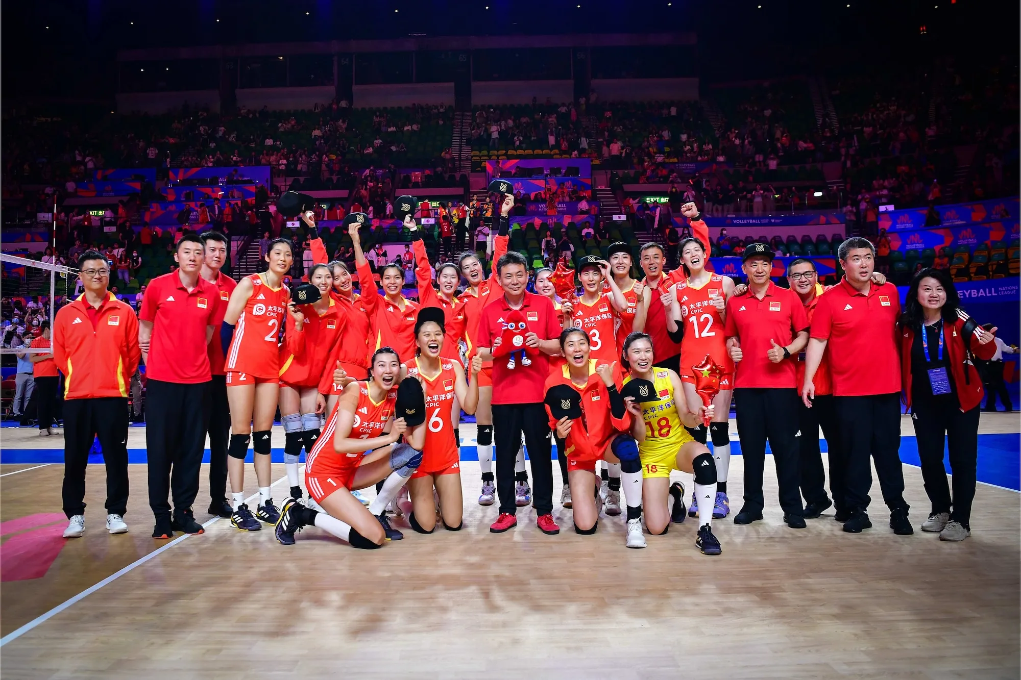 WorldofVolley :: VNL W: China Dominates Germany; Secures Olympic Spot