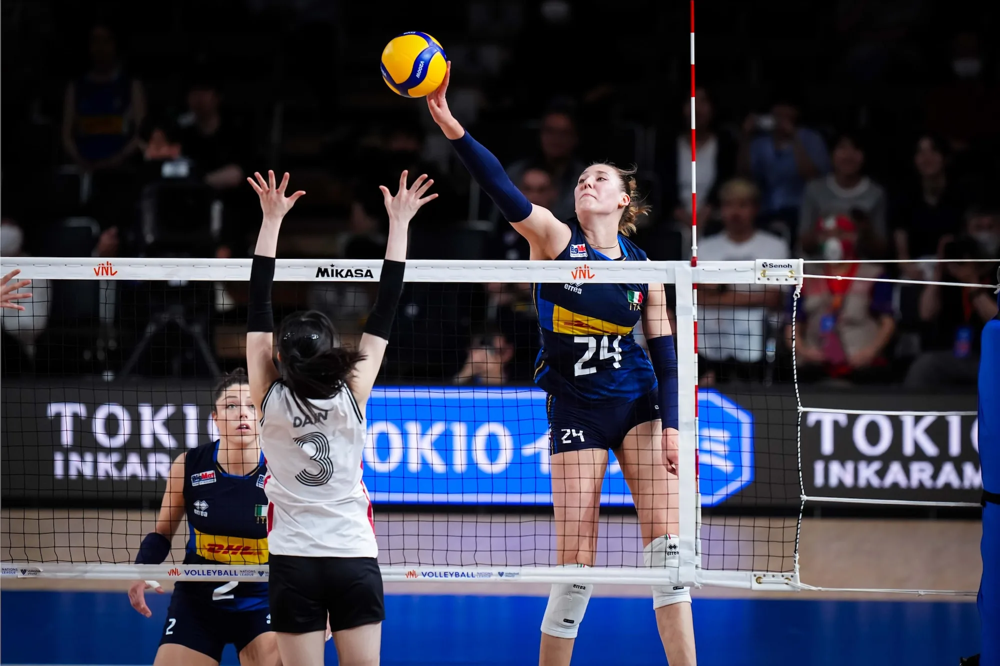 WorldofVolley :: VNL W: Italy Secures 3-0 Victory Over South Korea in VNL; Advances to Finals