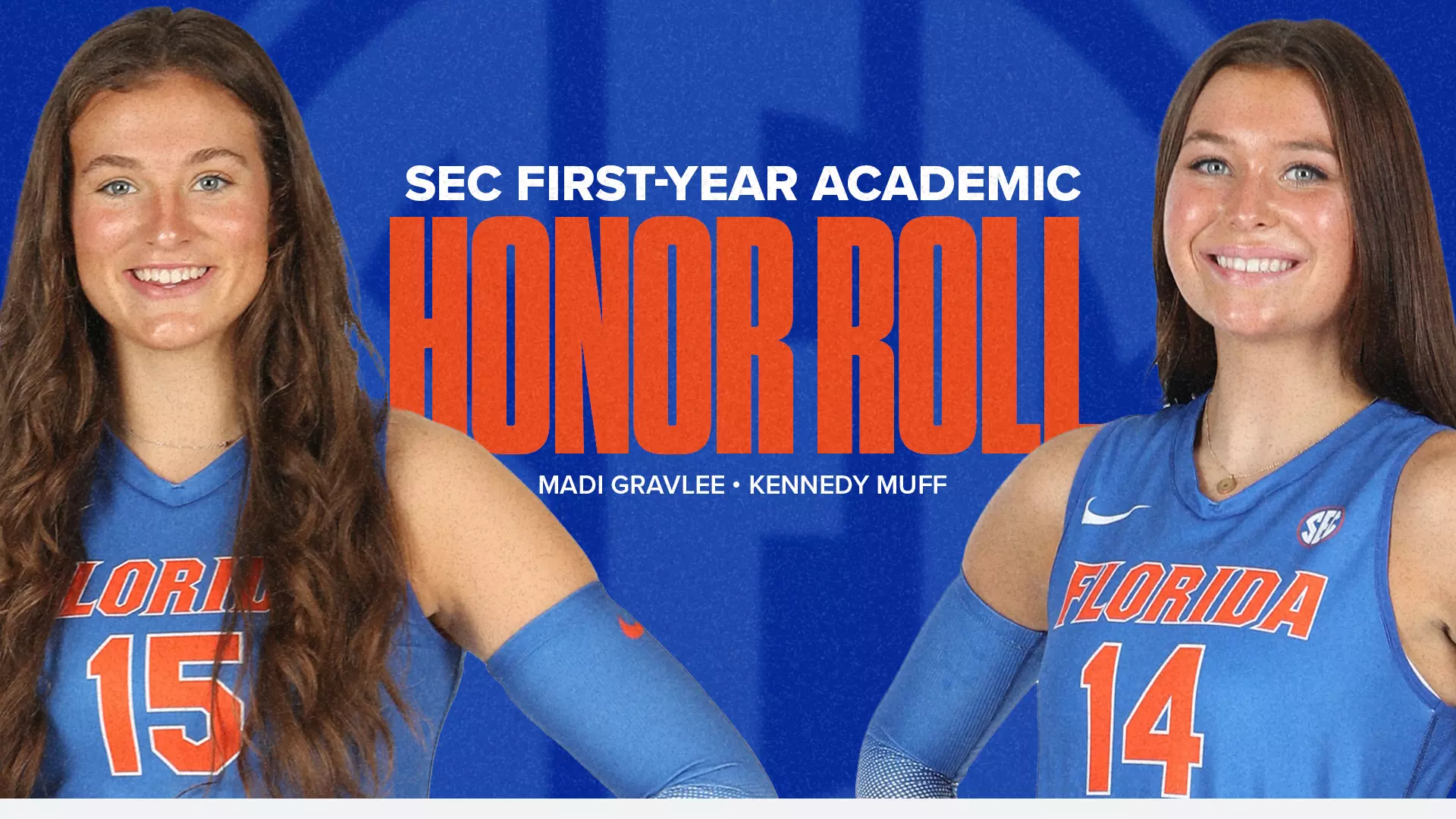 Gravlee and Muff Named to 2023-24 SEC First-Year Academic Honor Roll