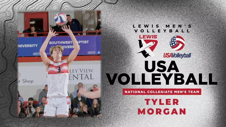 Lewis' Tyler Morgan Named to Team USA Volleyball 2024 National Collegiate Men's Team