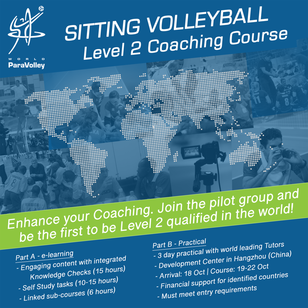 World ParaVolley announces launch of Level II Coaching Course World ParaVolley announces launch of Level II Coaching Course