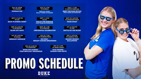 Blue Devils Announce 2024 Promotions Schedule