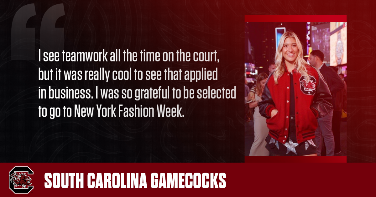 Beach Volleyball’s VB Trost Hits the Big Apple for NY Fashion Week – University of South Carolina Athletics