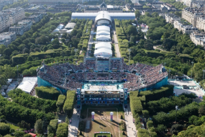 FIVB REFLECTS ON MAGICAL BEACH VOLLEYBALL UNDER THE EIFFEL TOWER AT PARIS 2024