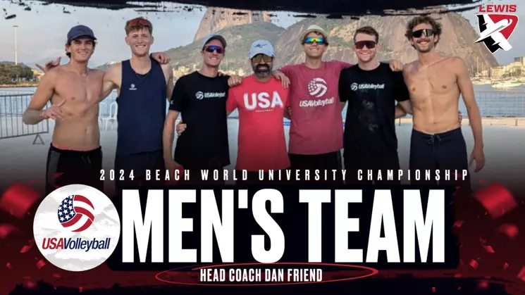 Lewis’ Dan Friend’s USA Beach Teams to Play in 2024 World University Championship